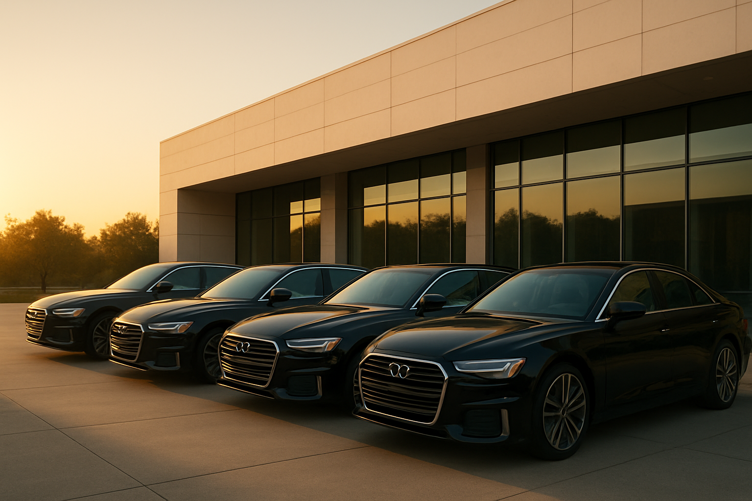 Fleet of Luxury Transportation