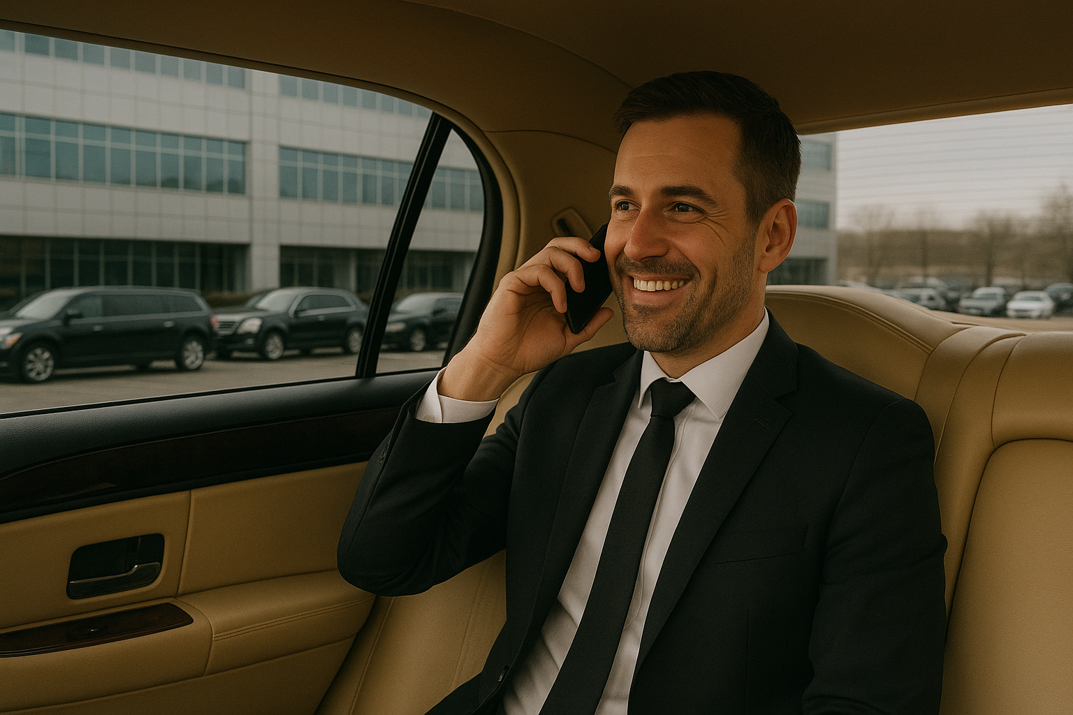 Black car for executives